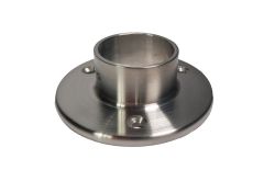 CRL 316 Grade Brushed Stainless Steel 42.4 mm Diameter Handrail Wall Flange