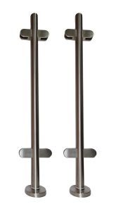 CRL 316 Grade Brushed Stainless Steel 42.4 mm Diameter Centre Post Kit