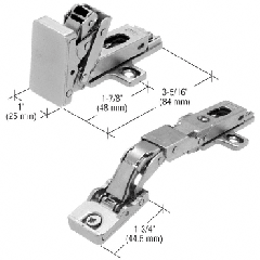 CRL UV European Style Glass-to-Wood Hinge