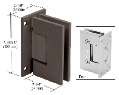 CRL Oil Rubbed Bronze Vienna 037 Series Wall Mount Hinge