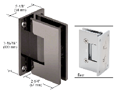 CRL Gun Metal Vienna 037 Series Wall Mount Hinge