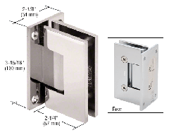 CRL Polished Nickel Vienna 037 Series Wall Mount Hinge