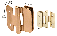 CRL Gold Plated Zurich 05 Series Wall Mount Outswing Hinge